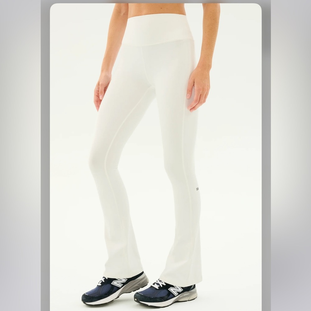 Splits59 RAQUEL HIGH WAIST FLARED LEGGING in White